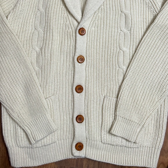 AstorONE Oversized Grandpa Button Down Shawl Collar  Cardigan  Sweater Size XL - Picture 6 of 9